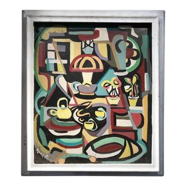 Mid Century Modern Abstract Painting
