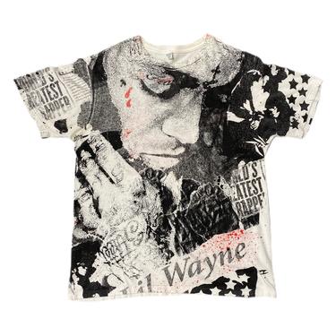 (L) Lil Wayne All Over Graphic Tshirt 082521 ERF