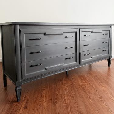 Charcoal Mid Century Dresser by Thomasville 