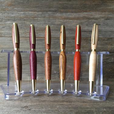 RESERVED - Set of 21 Hand-Turned Pens, 1 Mechanical Pencil 