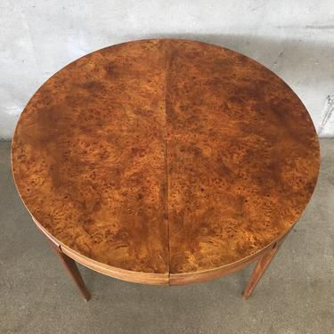 Mid Century Burl wood Dining Table