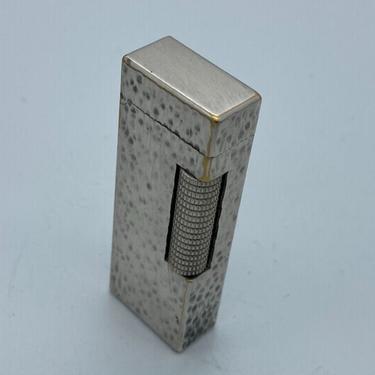 Vintage Dunhill Rollagas Silver Pocket Lighter 