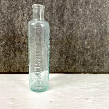 Mrs. Winslow's Soothing Syrup bottle - deadly antique patent medication 