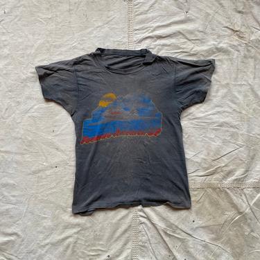 1981 Foghat Touring America Concert Tour Thrashed T Shirt 