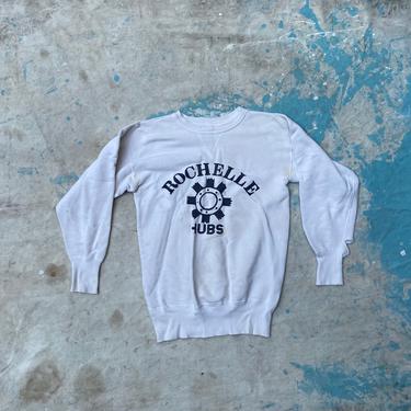 Vintage 1960s Single V Rochelle Hubs Athletic Sweatshirt 