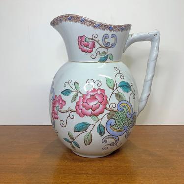 Antique Tipper & Co 1890 Chinese Water Basin Pitcher Staffordshire RARE T and Co 