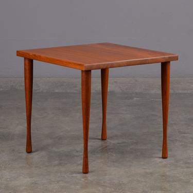 Hans C Andersen Solid Teak Side Table Danish Modern 
