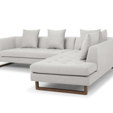 &#8220;Charles&#8221; Sectional (Right) in Stone
