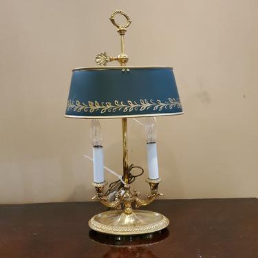 Frederick Cooper Solid Brass Bouillotte Lamps