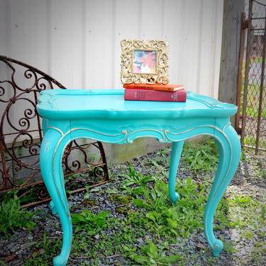 French Provincial Style Side Table 
