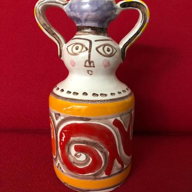 Giovanni Desimone Handpainted Ceramic Bud Vase 