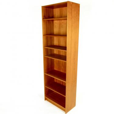 Teak Adjustable Shelf Bookcase