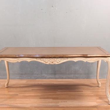 Large Provincial 2-Tone Dining Table – ONLINE ONLY