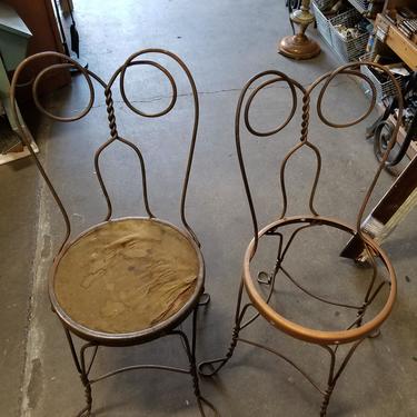 Vintage 1930s Ice Cream Parlor Chair and Kit