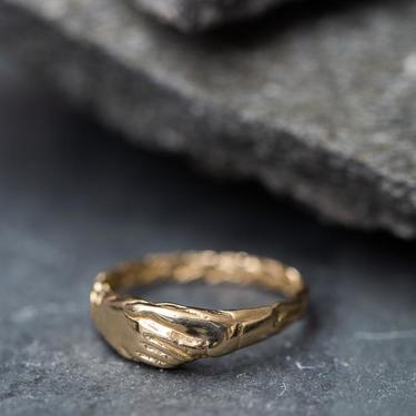 10K Yellow Gold Petite Lovesome Ring