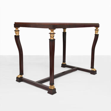 Swedish Art Deco mahogany console / center table.