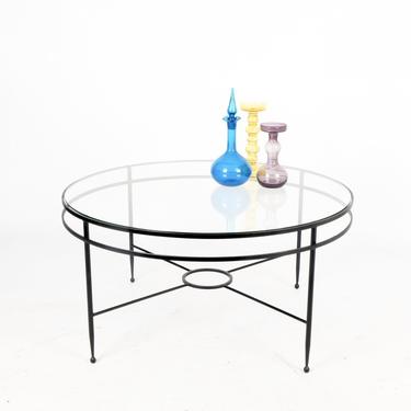 Wrought Iron Frame Coffee Table