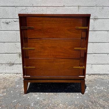 Mid Century Modern Nightstand Chest of Drawers Bedside Table Basic Media Console Furniture Bar Mcm Storage CUSTOM Paint Refinishing  AVAIL 