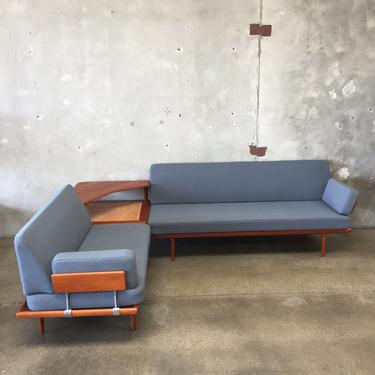 Mid Century Living Room Set by Peter Hvidt &amp; Orla Mølgaard Nielsen