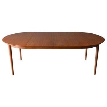 Oval Expandable Dining Table by Niels Moller, circa 1960