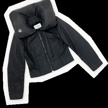 Moschino 90s inflatable collar jacket