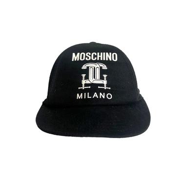 Moschino Black Logo Hat