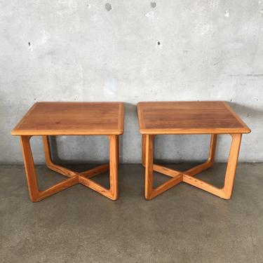 Pair of Lane Mid Century Side Tables