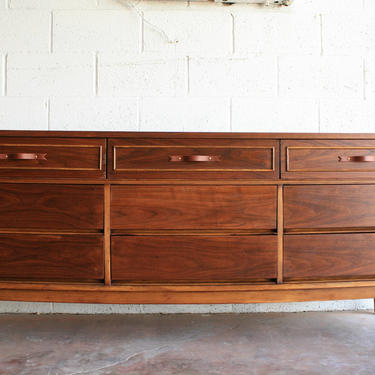 PORTFOLIO: Mid Century Modern Dresser with Leather Pulls 