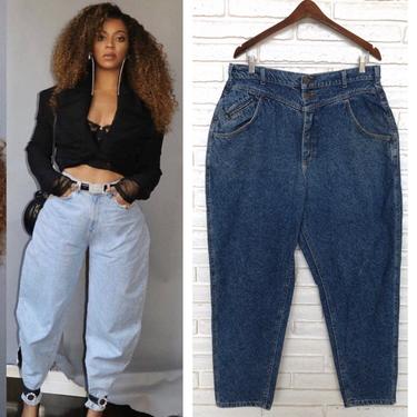 Lee High Waisted Jeans Tapered Leg Vintage Lee Jeans Women 90's Lee Jeans Light High Waisted Tapered Jeans 100% Cotton L 12/14 