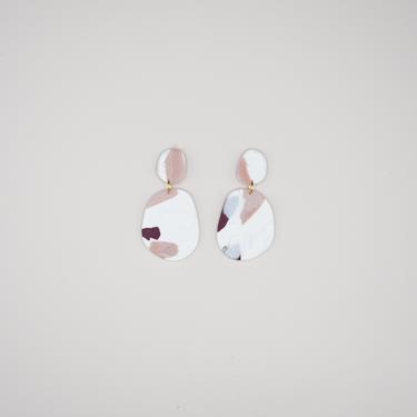 Pebble Drop Earrings // Terrazzo