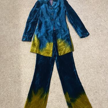 Gigli Water Color Velvet Suit