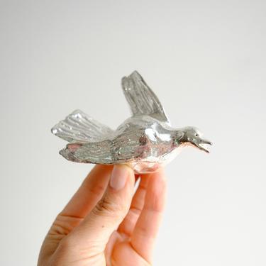 Silver Bird Figurine, Michael Aram Bird Shaker 