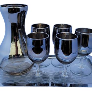 Dorothy Thorpe Style Apertif Set with Caraffe and Tray