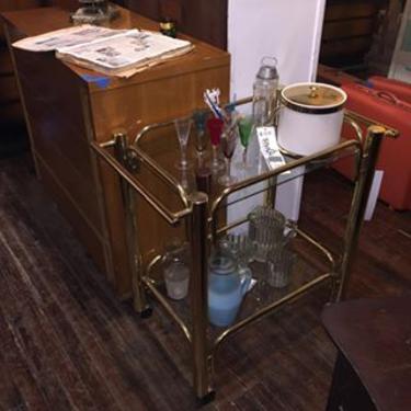 Bar cart now ONLY $175 we offer delivery #barware #barcart #decanters #seeninshaw #shawdc #asburyvntage #asburyvntage #silverspring #14thstreetdc
