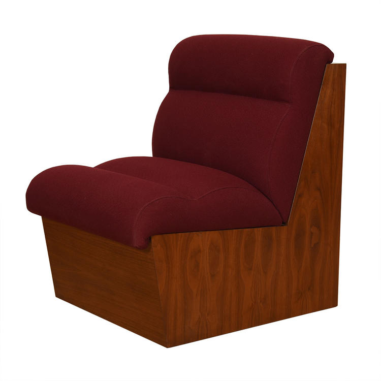 Modernist Walnut Occasional Chair