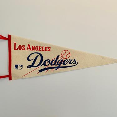 Vintage Los Angeles Dodgers Major League Baseball Pennant 