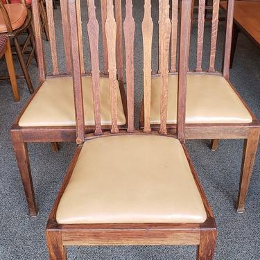 Item #W2112 Vintage Oak Chairs c.1940s $65 EACH