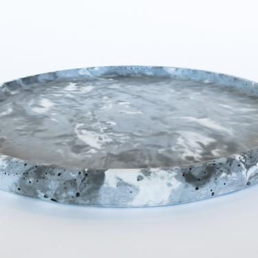 Marbled Concrete Tray 