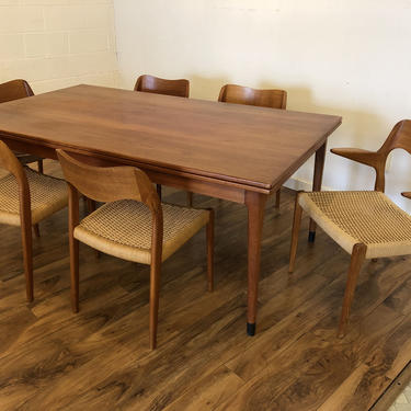 JL Moller Teak Dining Table &amp; 6 Chairs 