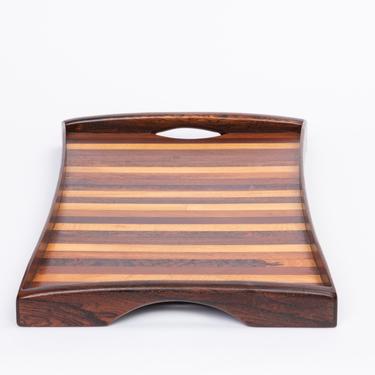 Don Shoemaker for Señal Inlaid Tray with Handles