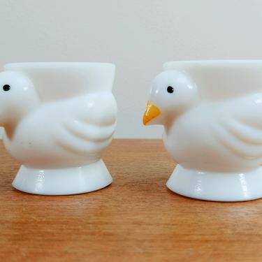 Vintage Opalex Glass | Chick Egg Cups | France 