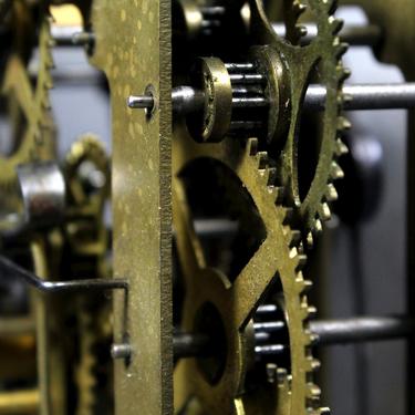 Clock Innards - Steampunk Decor - Industrial Modern - Clock Works - 8 Day? Clock Innards | FREE SHIPPING 