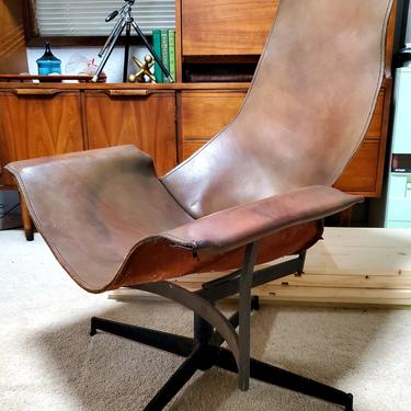 Mid Century William Katavolos Leather Sling Chair 