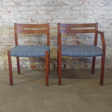 Møller Model 404 Armchair and Side Chair - Set of 2 