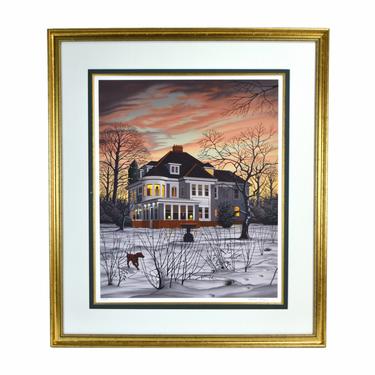 Frederick Phillips “Winter Waltz” Signed Limited Edition Serigraph 4 Seasons Suite 