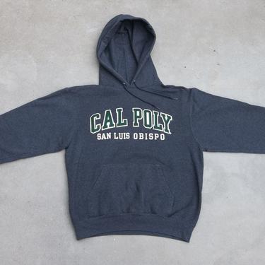 Vintage Sweatshirt California State Polytechnic University San Luis Obispo 1990s Small Pullover Preppy Grunge Hoody Clothing Retro College 