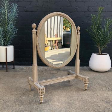 1960’s Vintage French Style Vanity Dressing Mirror 