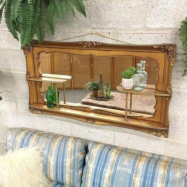 LOCAL PICKUP ONLY -------------- Vintage Mirrored Curio Shelf 