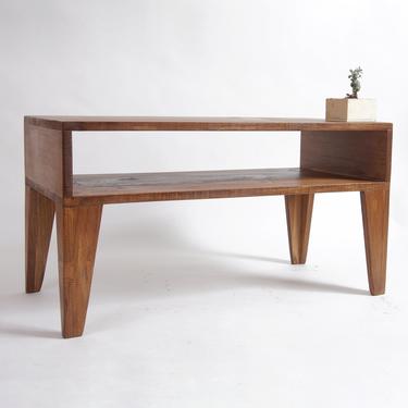 Modern Coffee Table with Angle Legs - Brown 