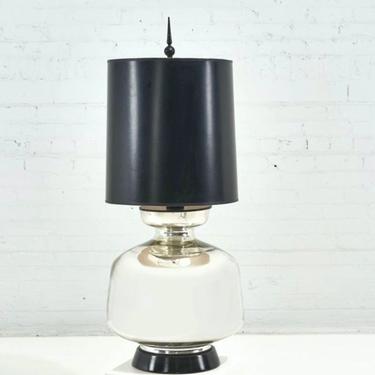 Mercury Glass Table Lamp, 1960